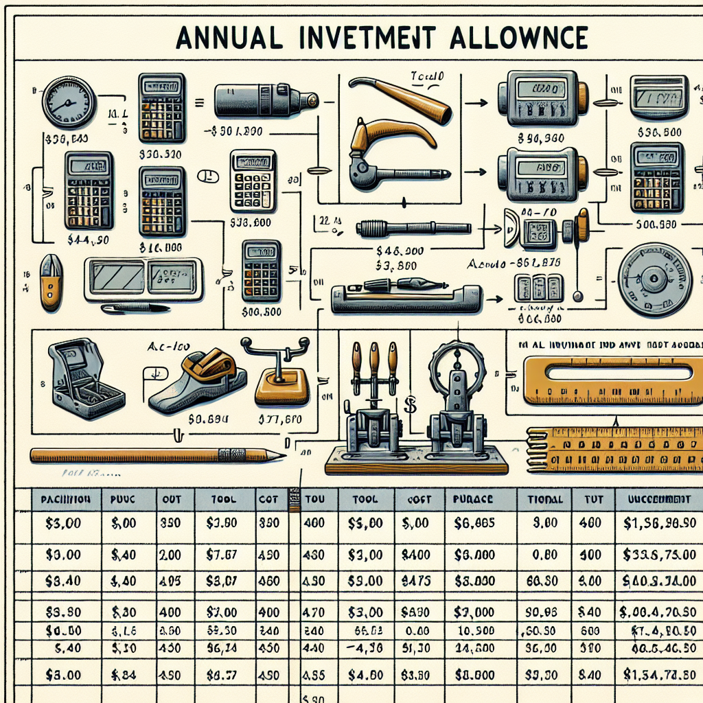 AIA calculation for tools and equipment purchase UK