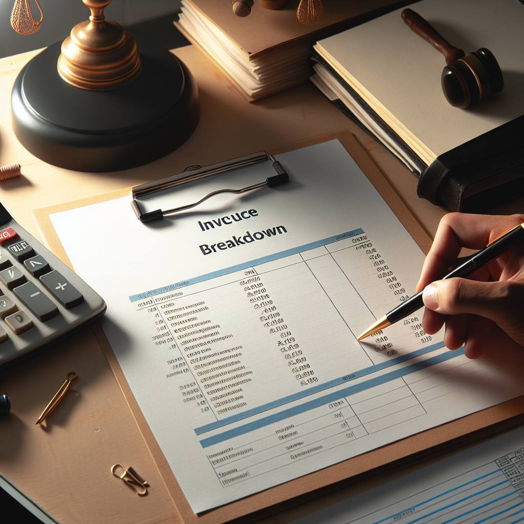 Example Invoice Breakdown