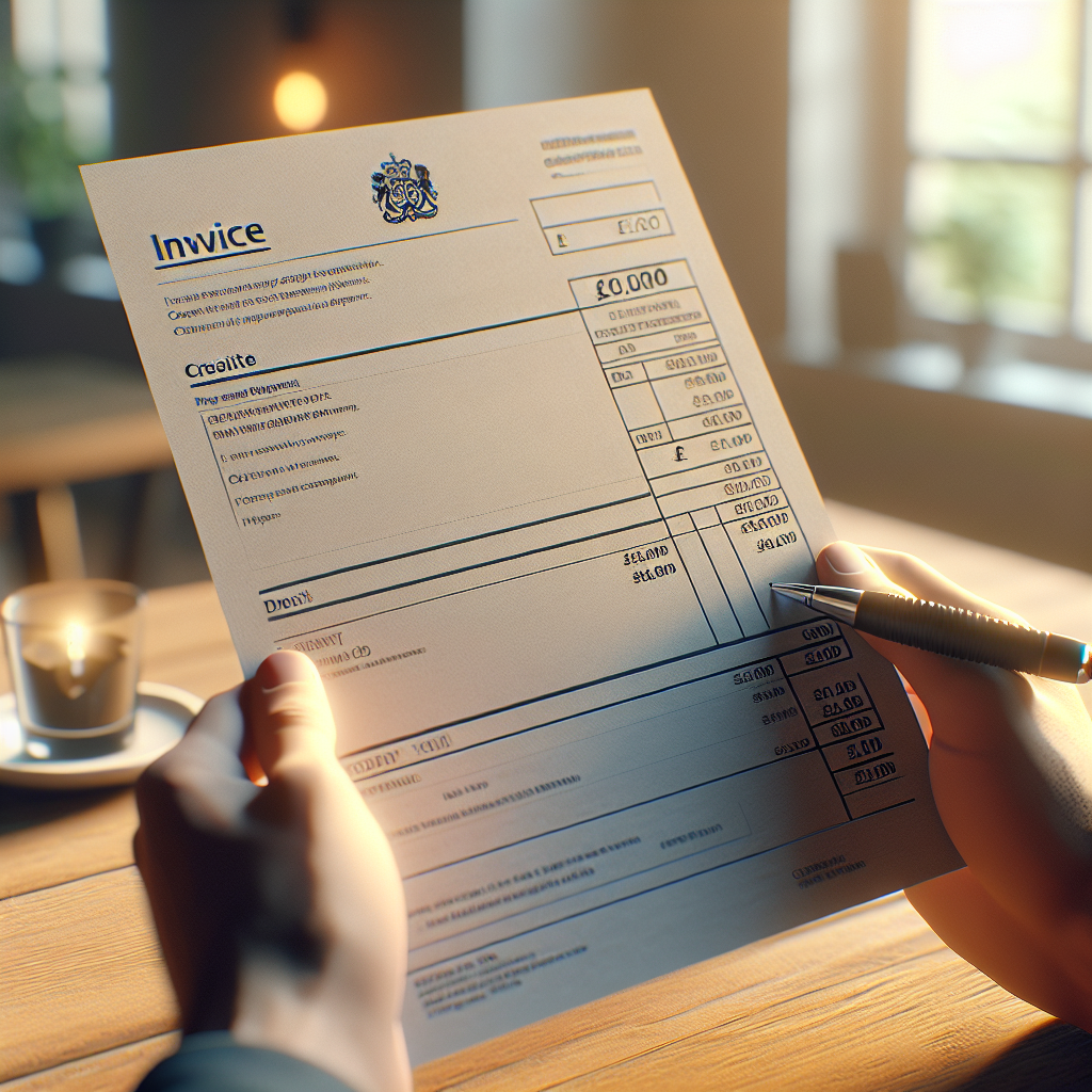 Creating a Professional Invoice: A Real-World Example
